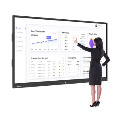 Multi-Touch IR / Capacitive Touch Screen Presentation Board met een helderheid van 400 cd/m2