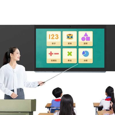 75 inch intelligent elektronisch bord met inlaatspanning 180-260V AC