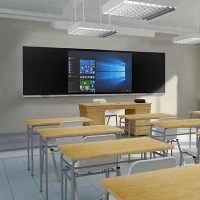 Intelligent Digital Board 65 inch Smart Blackboard met 4K Flat Writing Panel en I3/I5/I7/I9 Processor