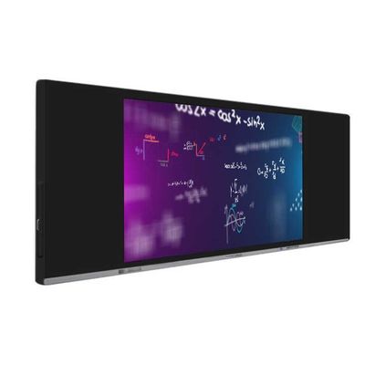 Intelligent Digital Board High Contrast Ratio 5000 1, 86 inch 4K Flat Writing Panel Smart Blackboard