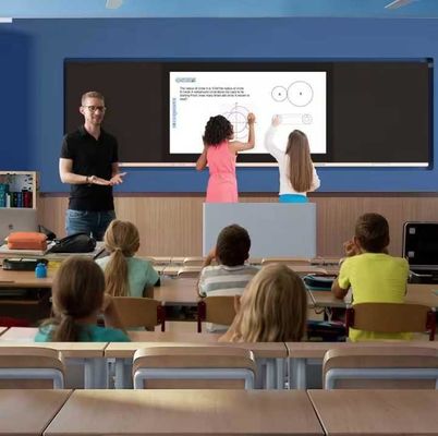 4K 86 inch Digitaal Smart Whiteboard 16 9 Aspect Ratio Met I3/I5/I7/I9 Processor