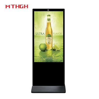 43 inch binnenvloer staande digitale borden Wi-Fi/Bluetooth/USB verbonden digitale borden