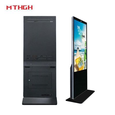 43 inch binnenvloer staande digitale borden Wi-Fi/Bluetooth/USB verbonden digitale borden