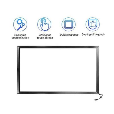 55 inch hoogtransmissietoetsscherm DC 5V stroomvoorziening en meer dan 90% lichttransmissie