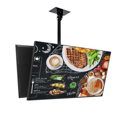 Restaurant Elektronische digitale borden 49 inch hangend muur gemonteerd digitaal scherm met resolutie 3840x2160