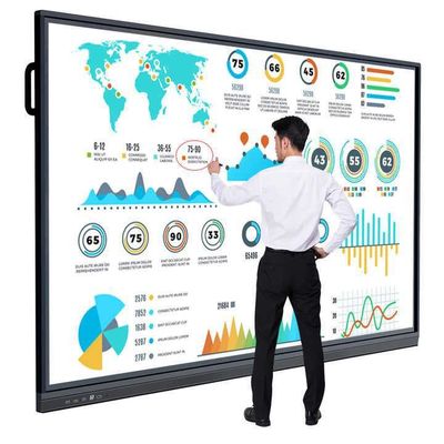 Interactief whiteboard voor school klassen touchscreen presentatiebord met levensduur ≥50000 uur en gemakkelijke installatie