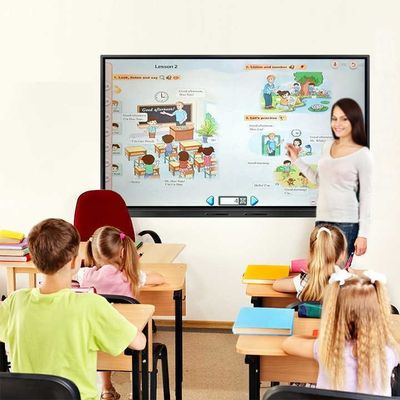 110 inch interactief touchscreen 16 9 aspect ratio DP Interface Professionele demonstratiebord