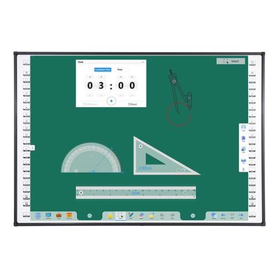 120 inch 10-punts touchscreen onderwijsbord muur gemonteerd met sneltoetsen