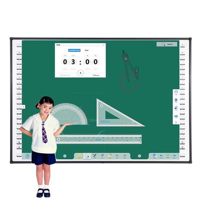 120 inch 10-punts touchscreen onderwijsbord muur gemonteerd met sneltoetsen