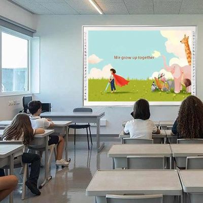 96 inch digitaal aanraakscherm Conferentie Interactief whiteboard, ondersteuning van 10-punts vingerafdruk
