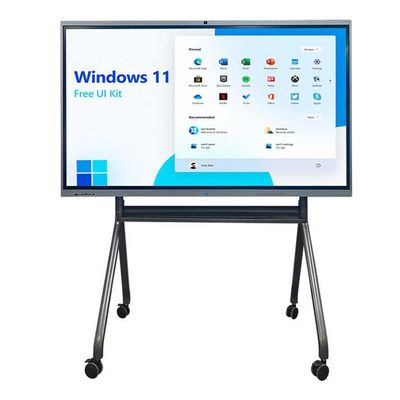55 inch interactief whiteboard 16 9 aspect ratio en 350 cd/m2 helderheid voor onderwijs