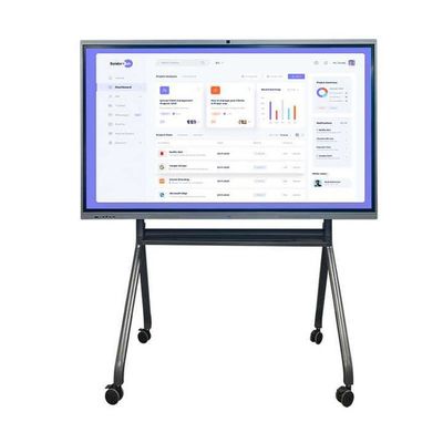 3840x2160 4K schermpanelen 65 inch interactief touchscreen whiteboard met software en 178° H/V kijkhoek