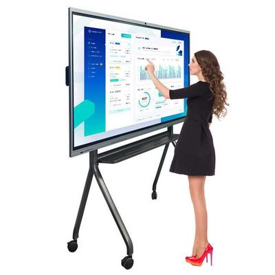 3840x2160 4K schermpanelen 65 inch interactief touchscreen whiteboard met software en 178° H/V kijkhoek