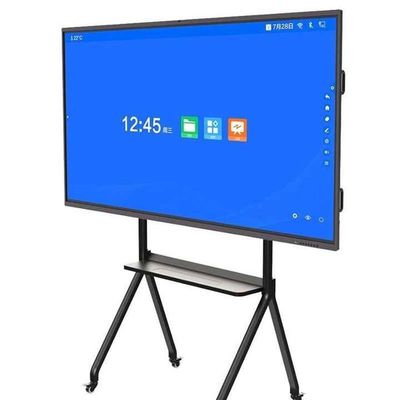 86 inch Smart Interactive Touch Screen Whiteboard, verplaatsbaar en aan de muur bevestigd